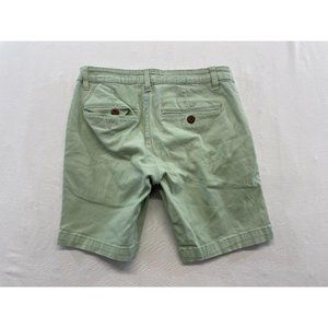 Bluenotes Men's Khaki Shorts Size 28 Stretch Green